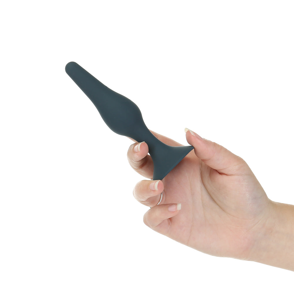 Lux Active Equip 7-Piece Anal Plug Training Kit Silicone Black - Fantasies Boutique