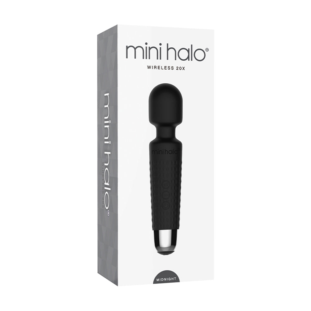 Mini Halo Wireless Wand 20X Silicone Midnight - Fantasies Boutique