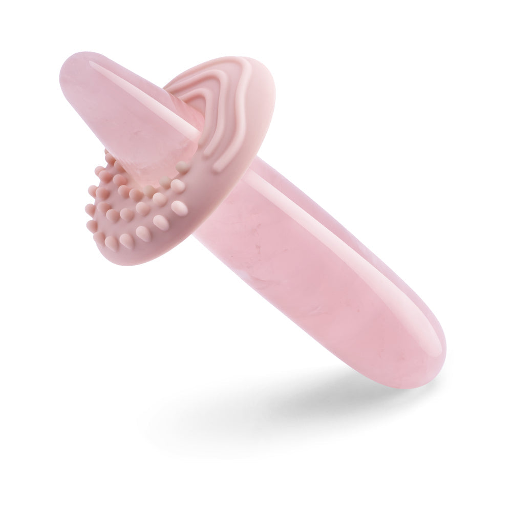 Le Wand Crystal Slim Wand Rose Quartz - Fantasies Boutique