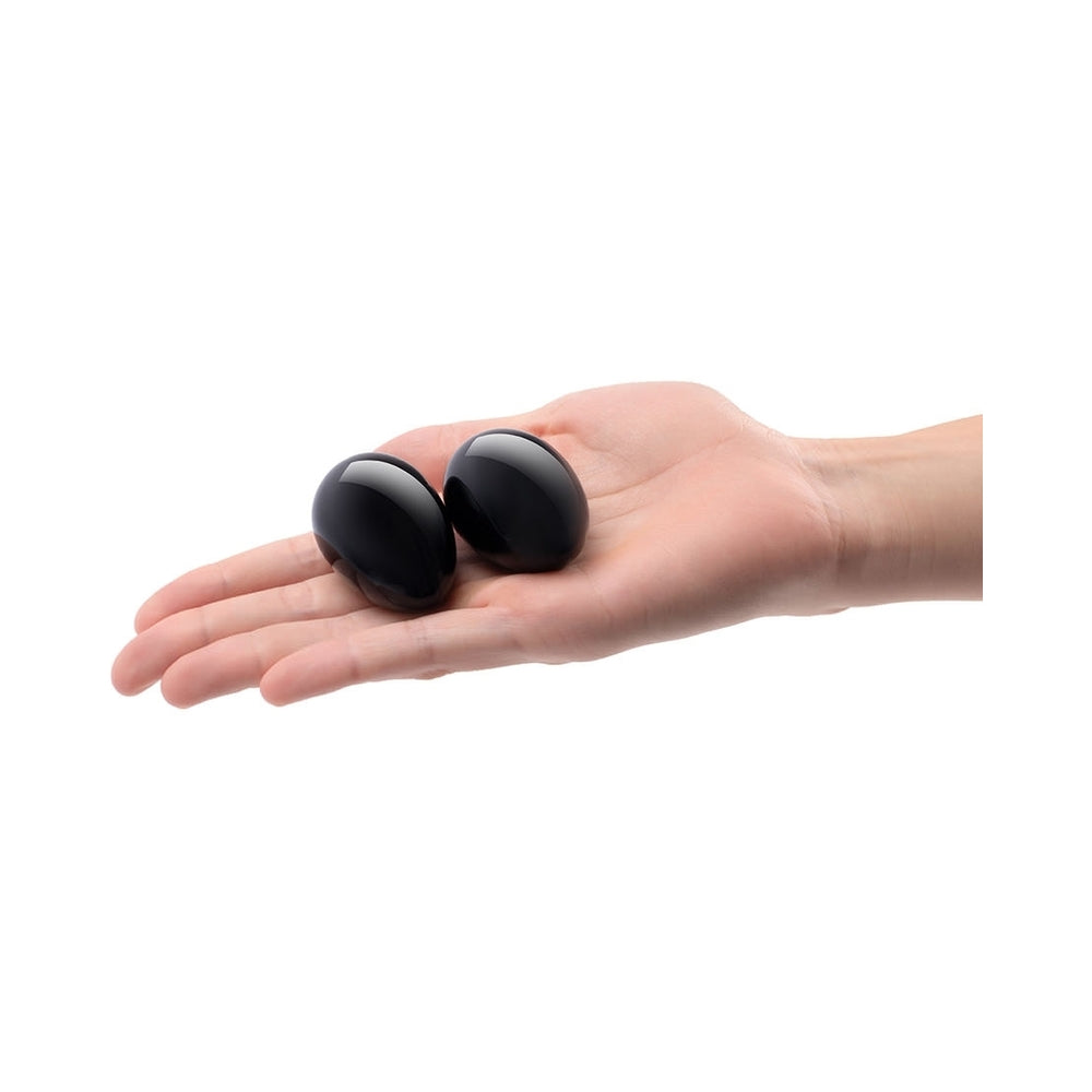 Le Wand Crystal Yoni Eggs Black Obsidian - Fantasies Boutique