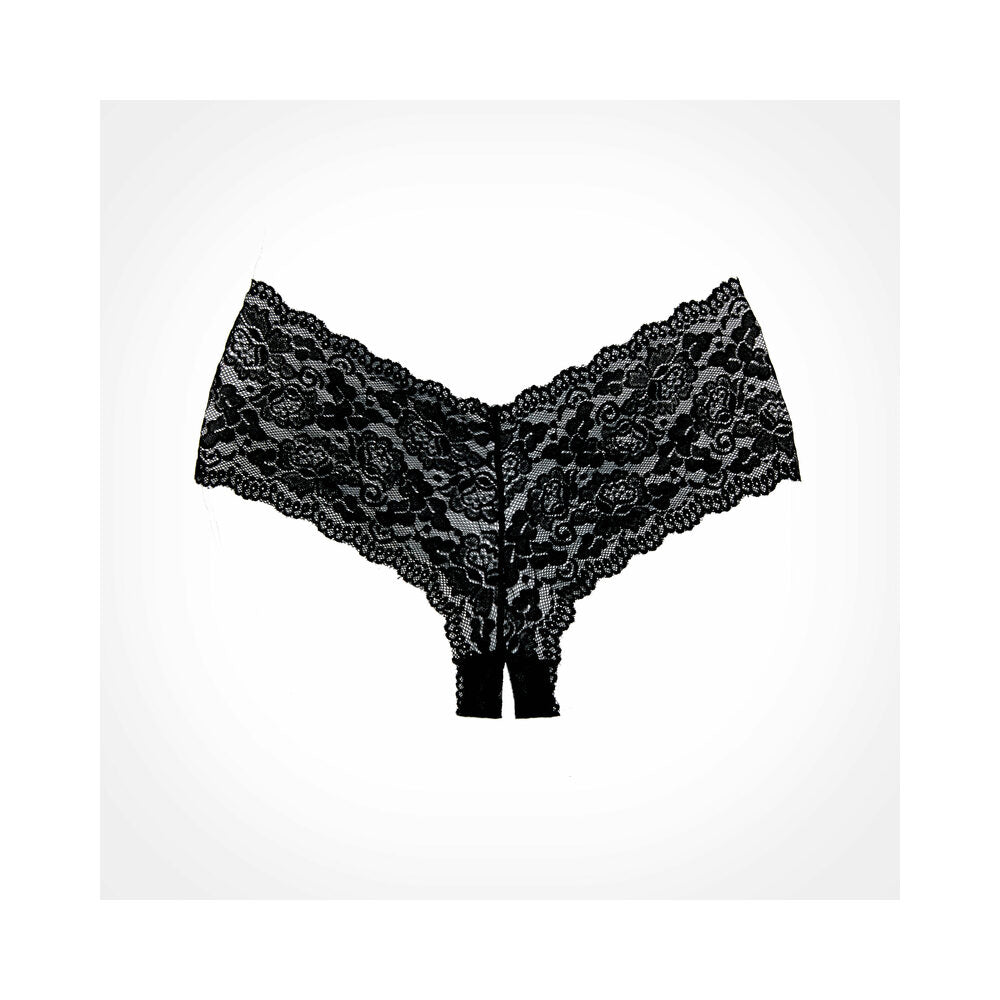 Allure Adore Candy Apple Panty Black O/S