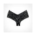 Allure Adore Candy Apple Panty Black O/S