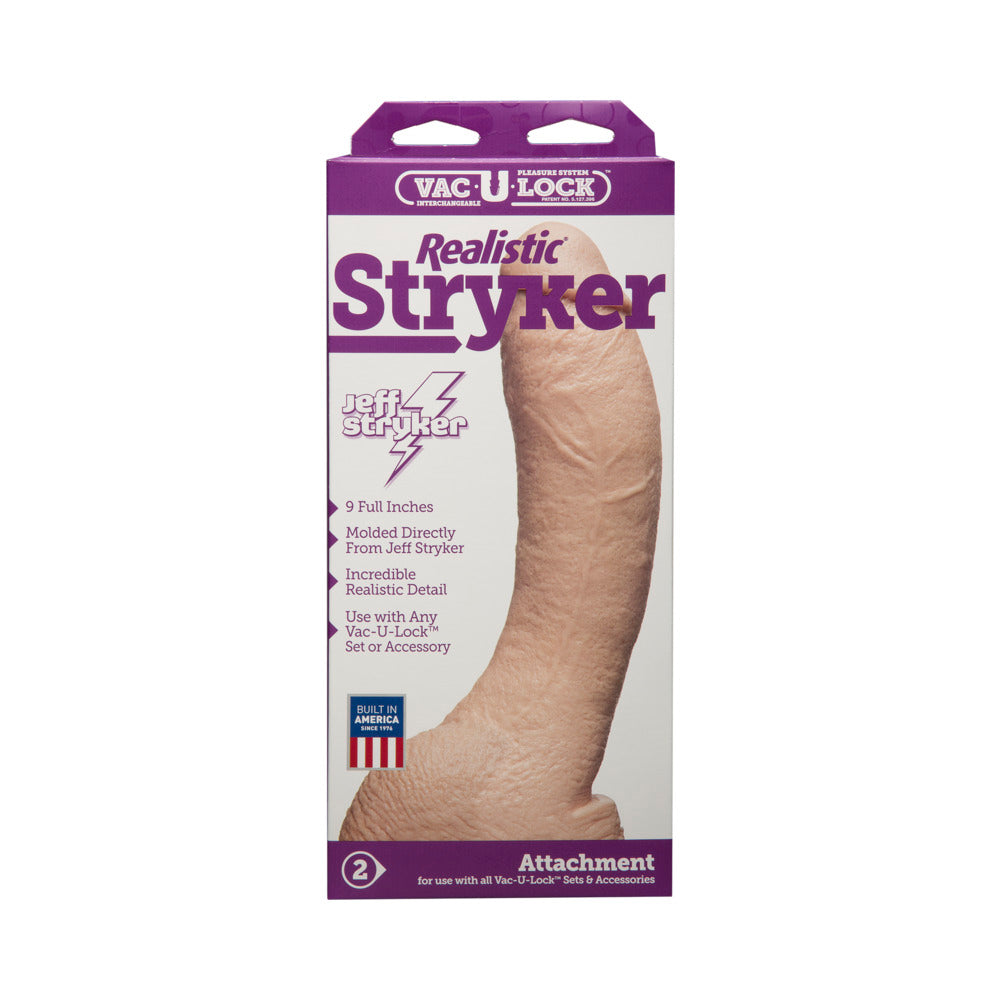 Vac-U-Lock - Realistic Stryker White - Fantasies Boutique
