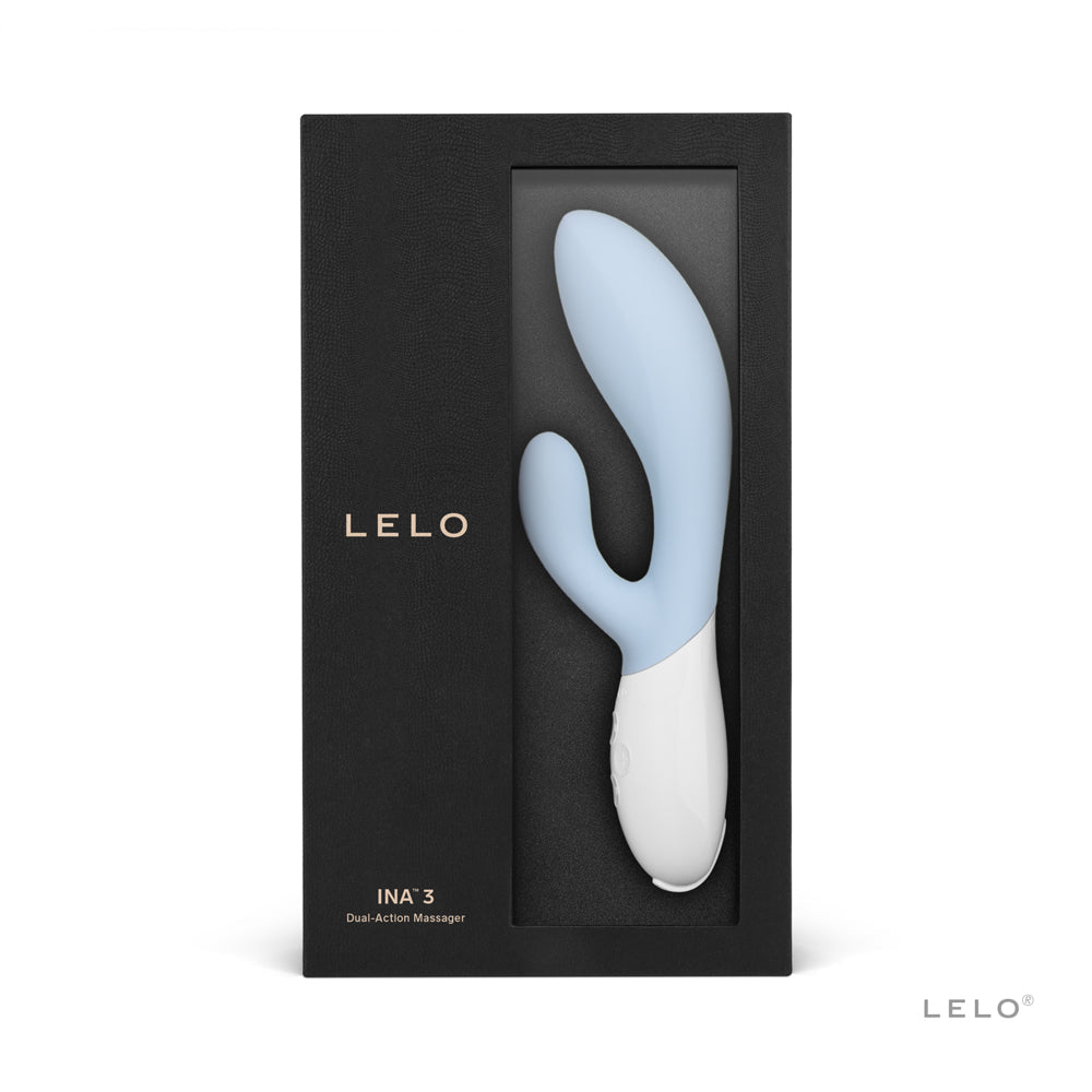 LELO INA 3 Rechargeable Dual Stimulator Seafoam - Fantasies Boutique