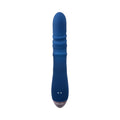 Evolved The Ringer Rechargeable Thrusting Silicone Rabbit Vibrator Blue - Fantasies Boutique