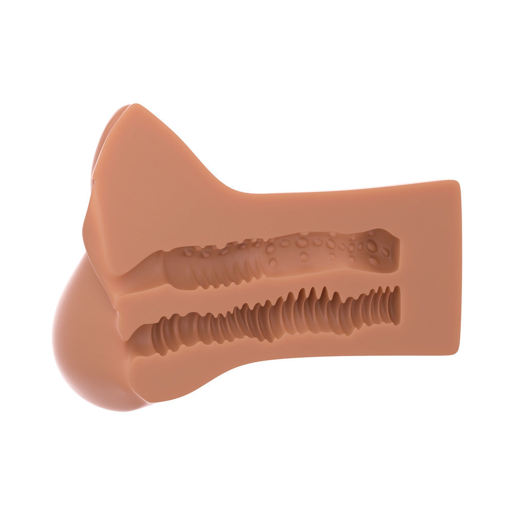 PDX Plus Pick Your Pleasure Stroker XL Brown - Fantasies Boutique