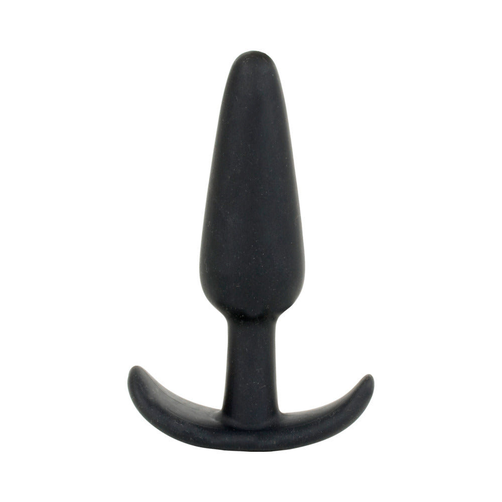 Mood - Naughty - Small Black Silicone Butt Plug - Fantasies Boutique