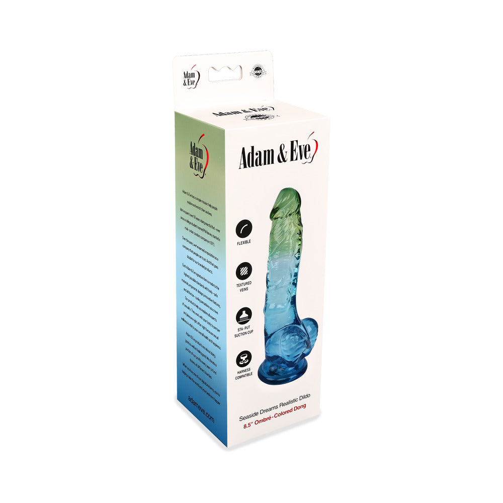 Adam & Eve Seaside Dreams Realistic Dildo 8.5 in.
