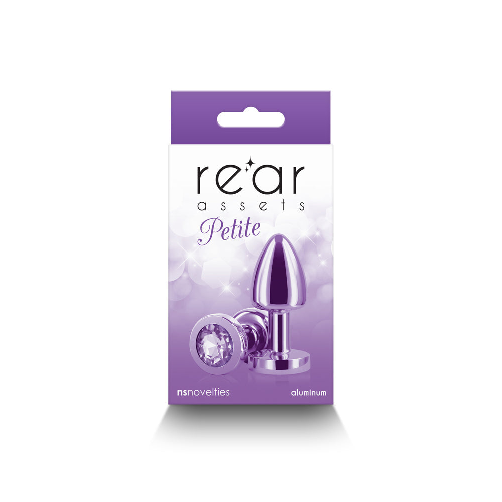 Rear Assets Petite Metal Anal Plug Purple - Fantasies Boutique