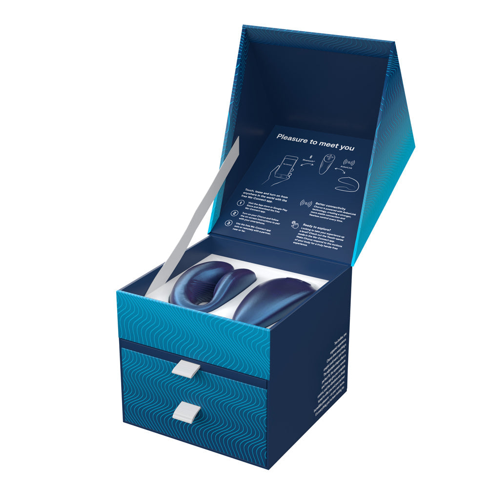 We-Vibe Chorus Rechargeable Remote-Controlled Silicone Couples Vibrator Cosmic Blue - Fantasies Boutique