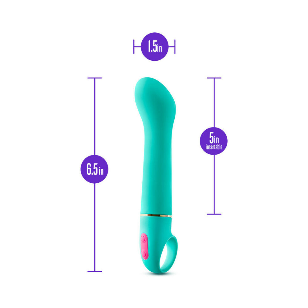 Aria Flirty AF Silicone G-Spot Vibrator Teal - Fantasies Boutique