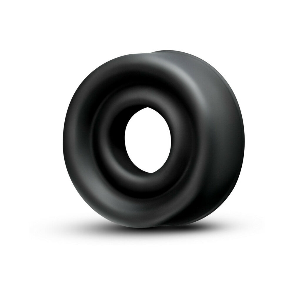 Performance Silicone Pump Sleeve Medium Black - Fantasies Boutique