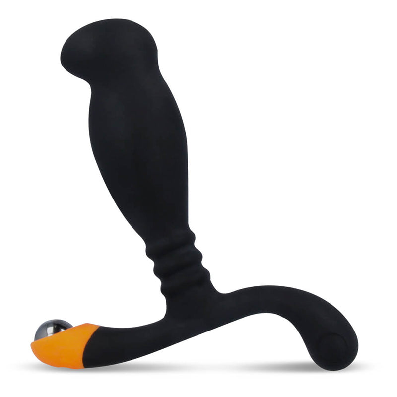 Nexus ULTRA Si Silicone & Polypropylene Massager - Black/Orange - Fantasies Boutique