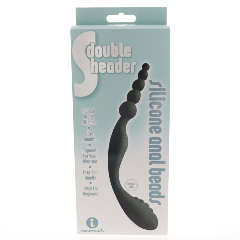 The 9's S-Double Header Double Ended Silicone Anal Beads - Fantasies Boutique
