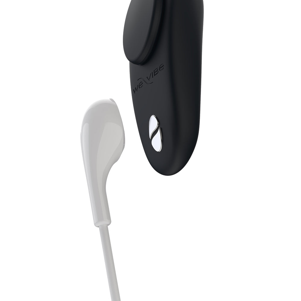 We-Vibe Moxie+ Wearable Clitoral Vibrator Satin Black
