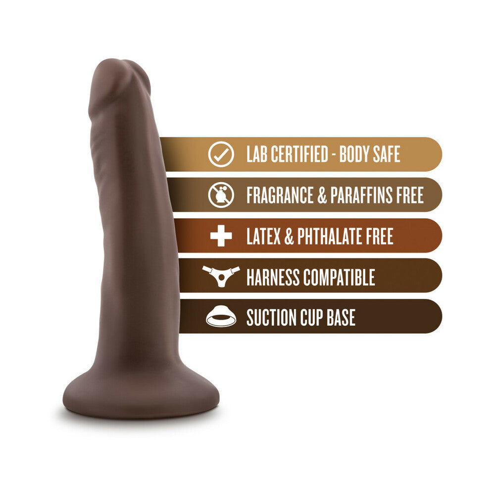 Dr. Skin Realistic 5.5 in. Dildo Brown