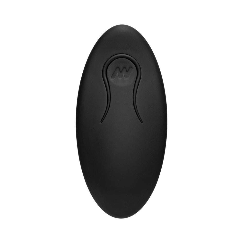 A-Play Vibe Experienced Rechargeable Silicone Anal Plug with Remote Black - Fantasies Boutique