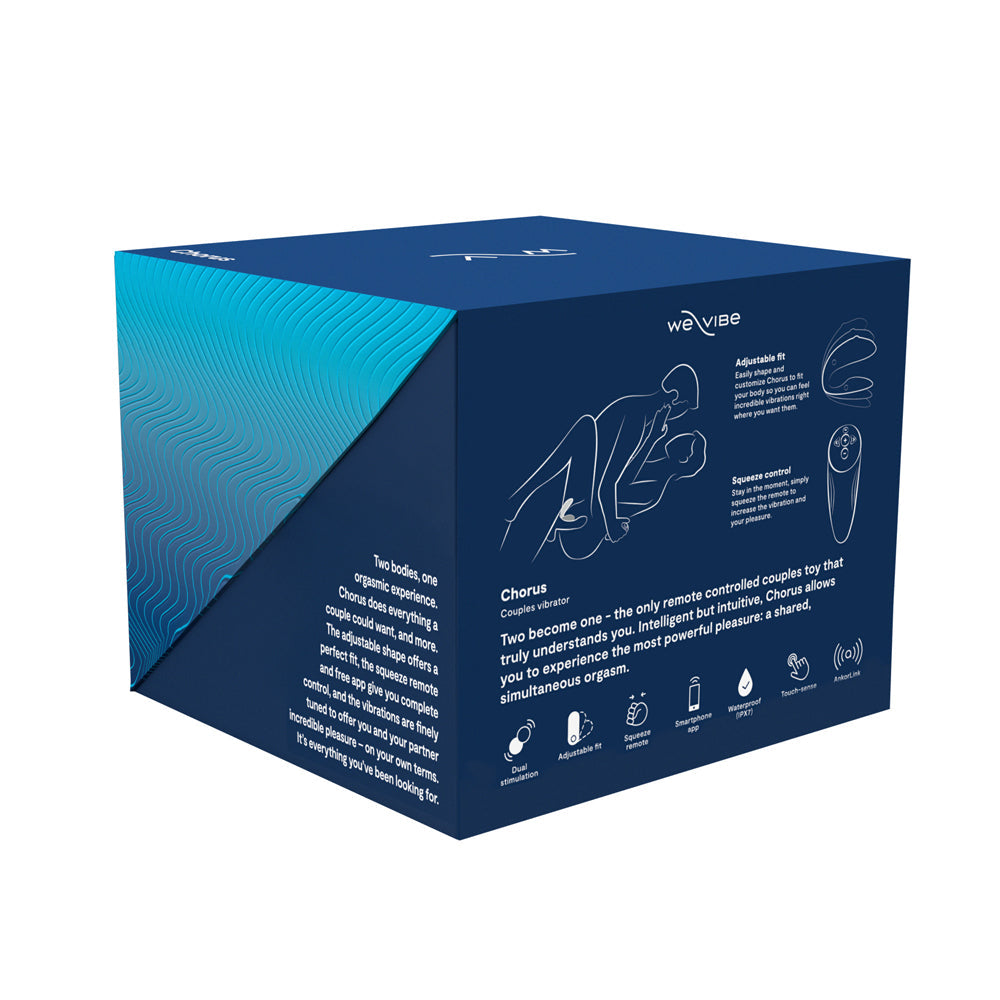 We-Vibe Chorus Rechargeable Remote-Controlled Silicone Couples Vibrator Cosmic Blue - Fantasies Boutique