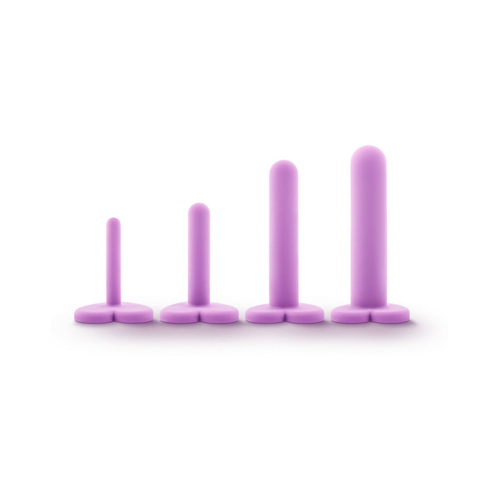 Blush Wellness 4-Piece Silicone Dilator Kit Purple - Fantasies Boutique
