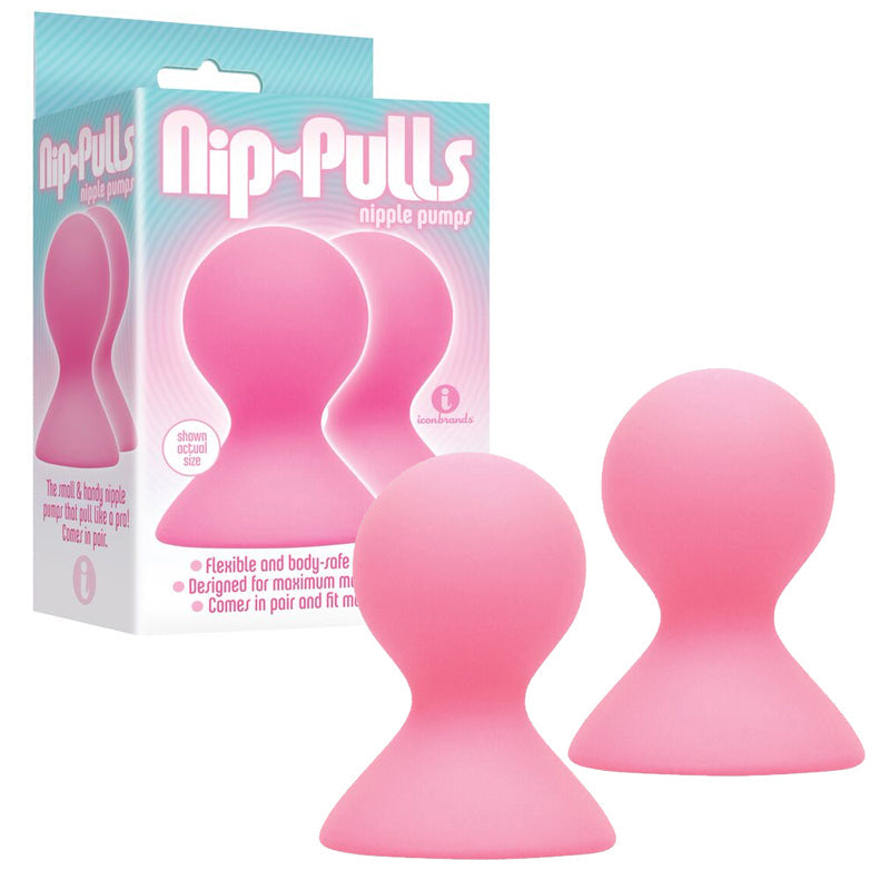 The 9's, Silicone Nip-Pulls, Pink - Fantasies Boutique