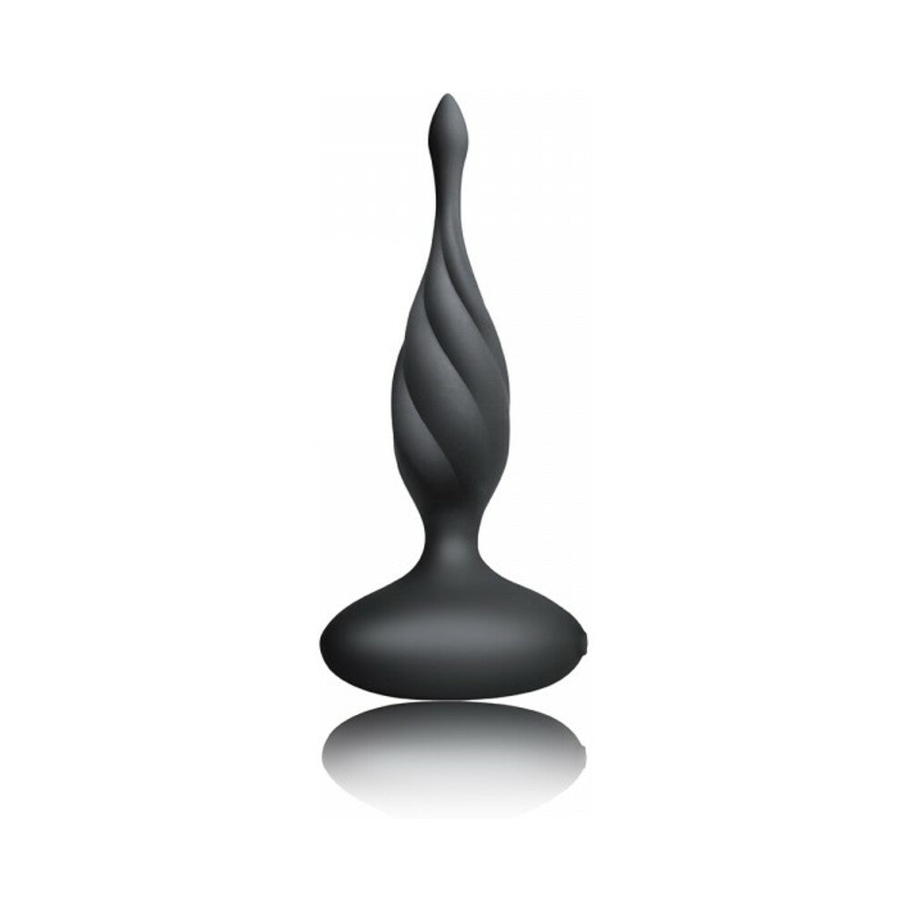 Petite Sensations Discover Silicone Anal Vibrator Black - Fantasies Boutique