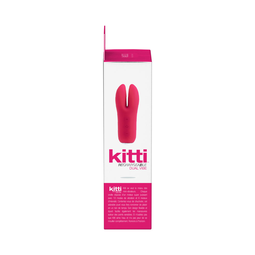Vedo Kitti Rechargeable Dual Vibe Foxy Pink - Fantasies Boutique
