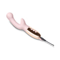 Le Wand XO Rechargeable Wave Silicone Dual Stimulation Vibrator Rose Gold - Fantasies Boutique