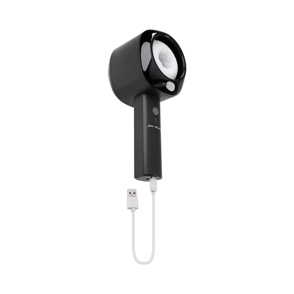 Zero Tolerance Let It Slide Rechargeable Stroker Black - Fantasies Boutique
