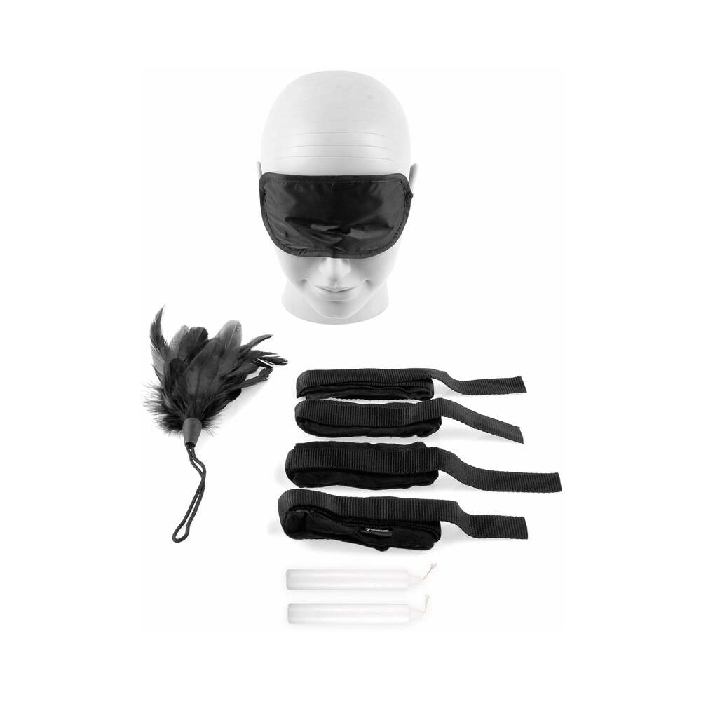 Fetish Fantasy Series 4-Piece Beginner's Bondage Set Black - Fantasies Boutique