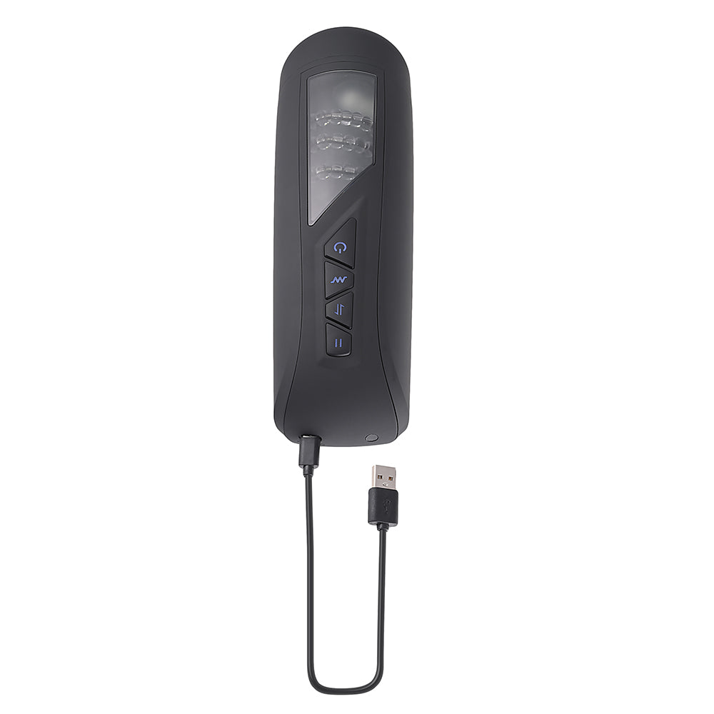 Playboy Pursuit Of Pleasure Rechargeable Vibrating Beaded Stroker - Fantasies Boutique