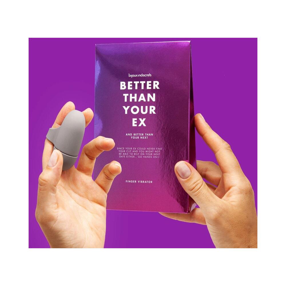 Bijoux Indiscrets Clitherapy Better Than Your Ex Finger Vibrator - Fantasies Boutique