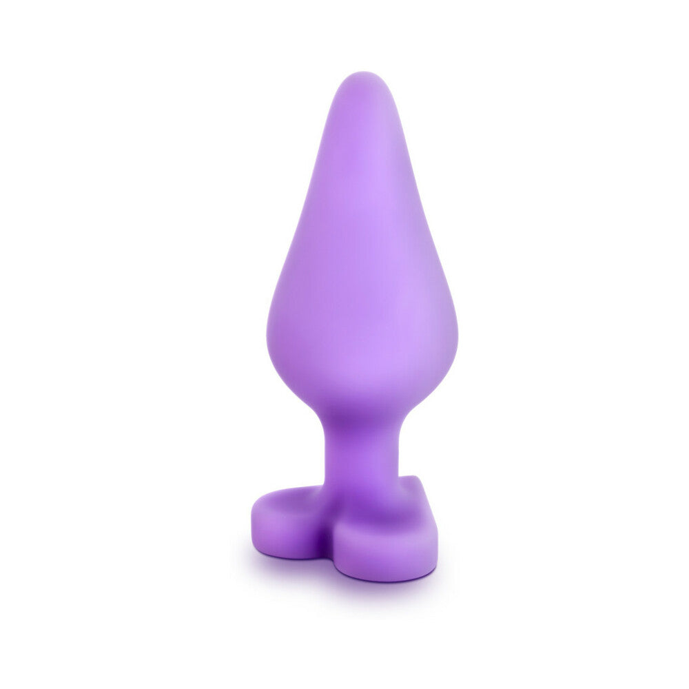 Blush Play with Me Naughty Candy Hearts 'Do Me Now' Anal Plug Purple - Fantasies Boutique