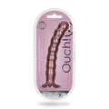 Shots Ouch! Beaded Silicone 8 in. G-Spot Dildo Rose Gold - Fantasies Boutique