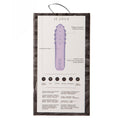 Je Joue Duet Rechargeable Silicone Multi-Surfaced Bullet Vibrator Lilac - Fantasies Boutique