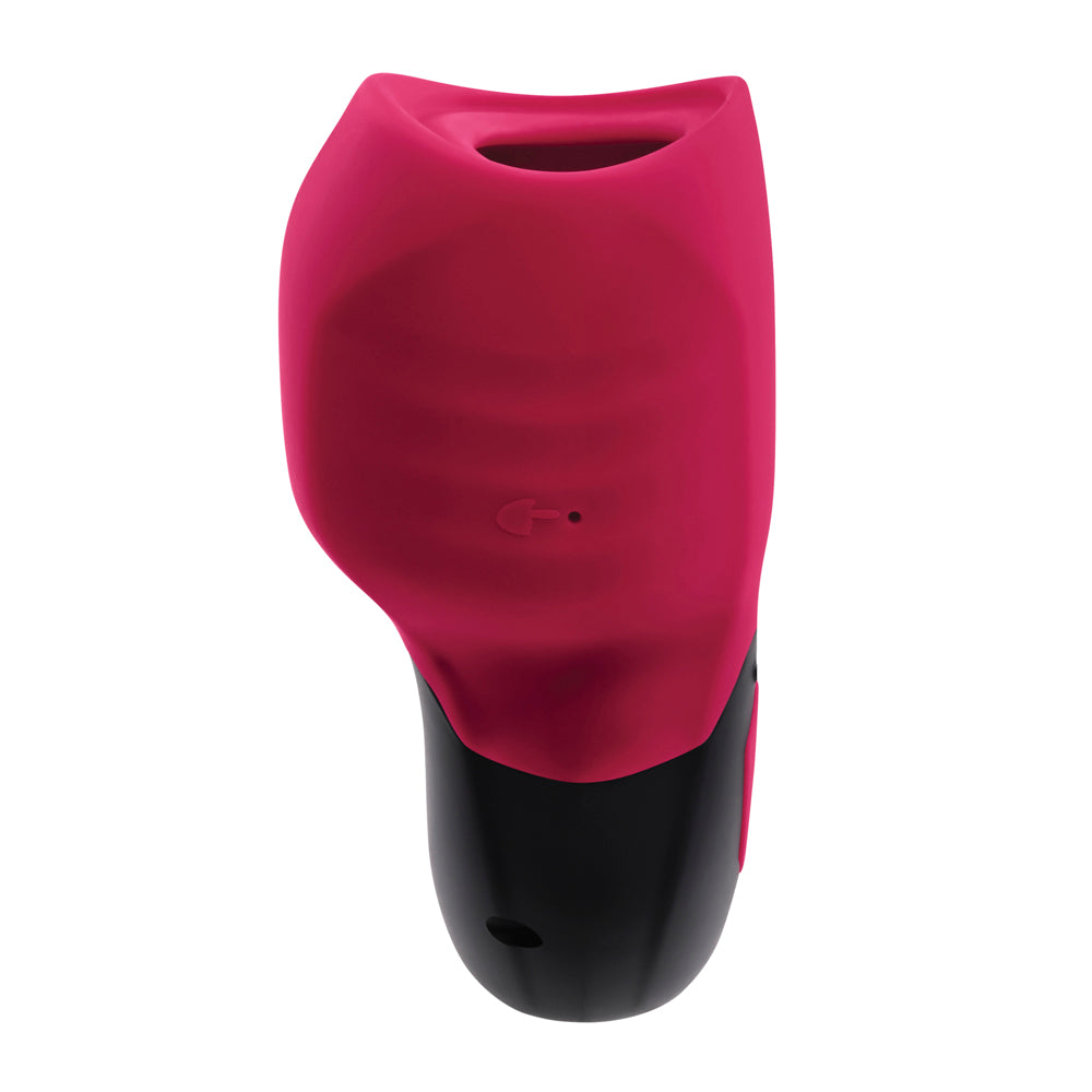 Gender X Body Kisses Rechargeable Vibrating Silicone Suction Massager Red - Fantasies Boutique