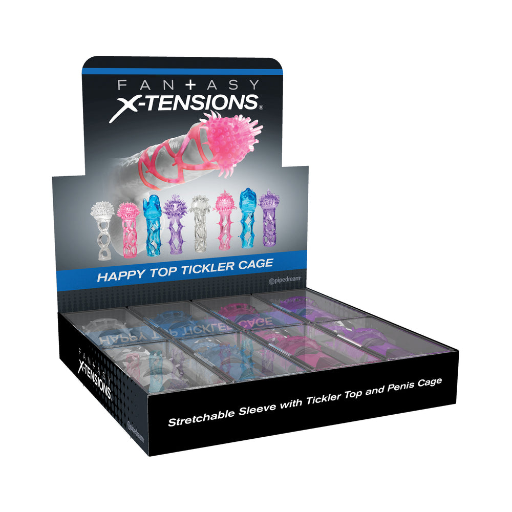 Fantasy X-tensions Happy Top Tickler Cage 8-Pack Display - Fantasies Boutique