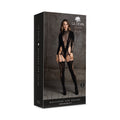 Le Desir Shade Kalyke XXIII Bodystocking with Turtleneck Black O/S - Fantasies Boutique
