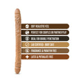 Blush Dr. Skin 18 in. Double Dildo Tan - Fantasies Boutique