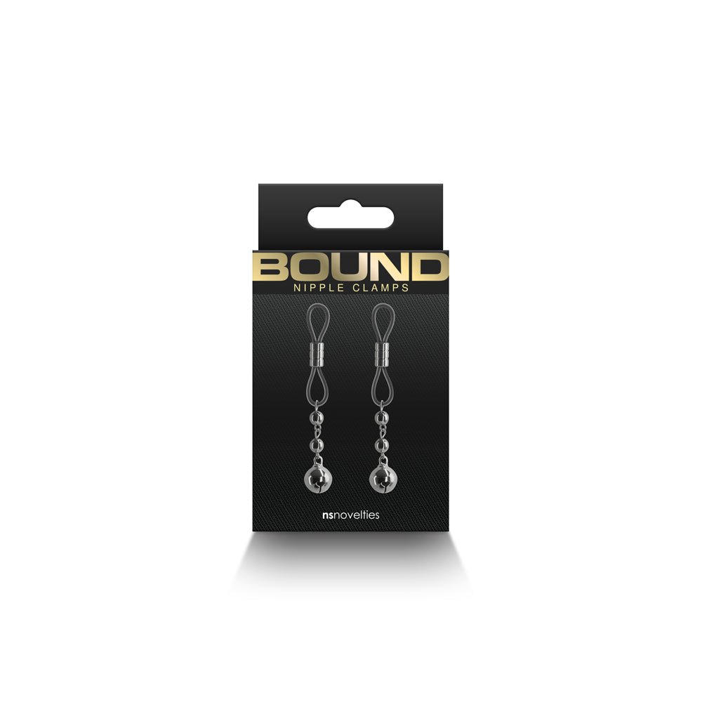Bound Nipple Clamps D1 Gunmetal - Fantasies Boutique