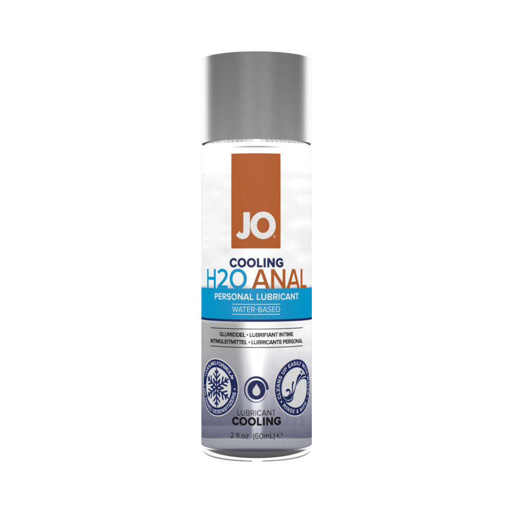 JO H2O Anal Cooling Water-Based Lubricant 2 oz. - Fantasies Boutique