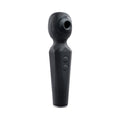 Evolved Rainbow Sucker Light-Up Rechargeable Dual-Function Silicone Suction Wand Vibrator Black - Fantasies Boutique