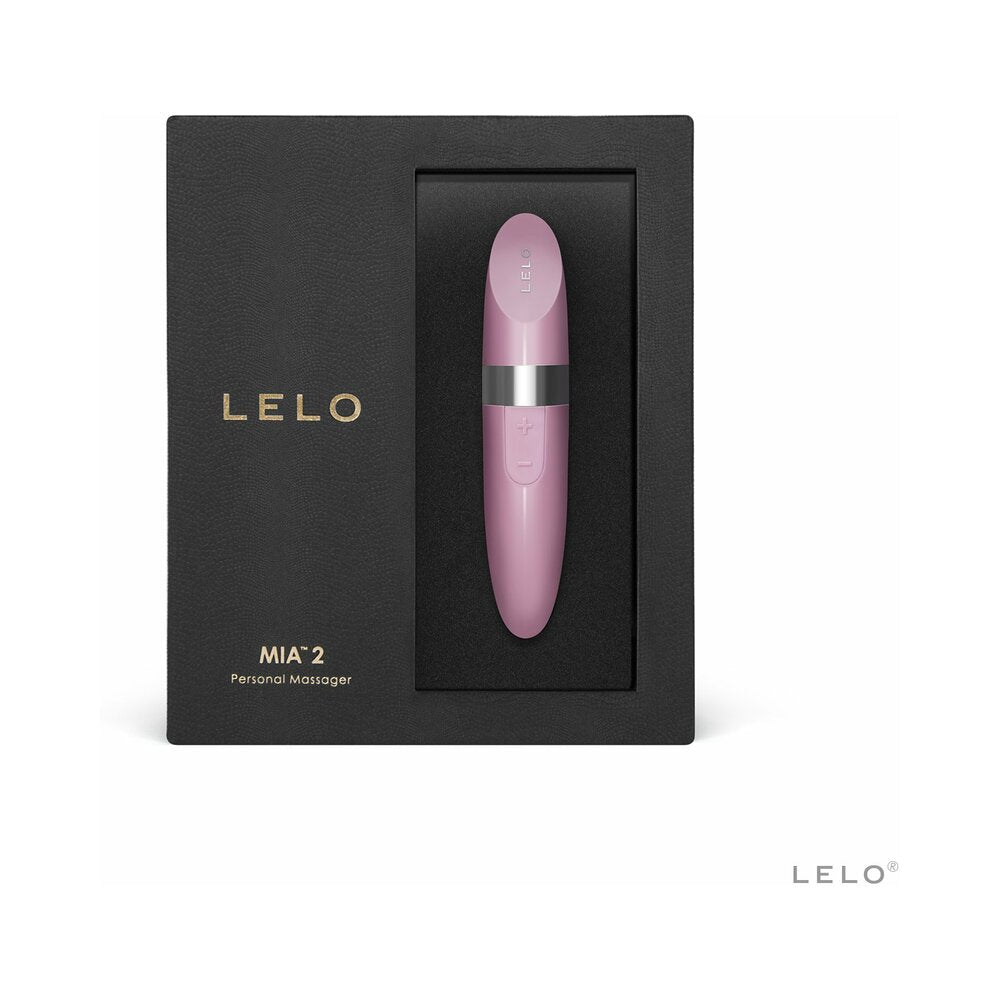 LELO MIA 2 Rechargeable Lipstick Vibrator Petal Pink - Fantasies Boutique