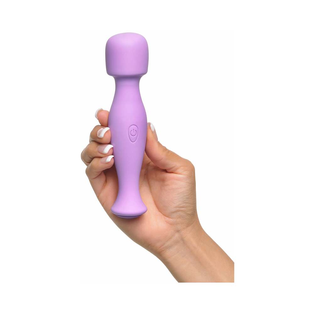Fantasy For Her Body Massage-Her Rechargeable Silicone Wand Vibrator Purple - Fantasies Boutique