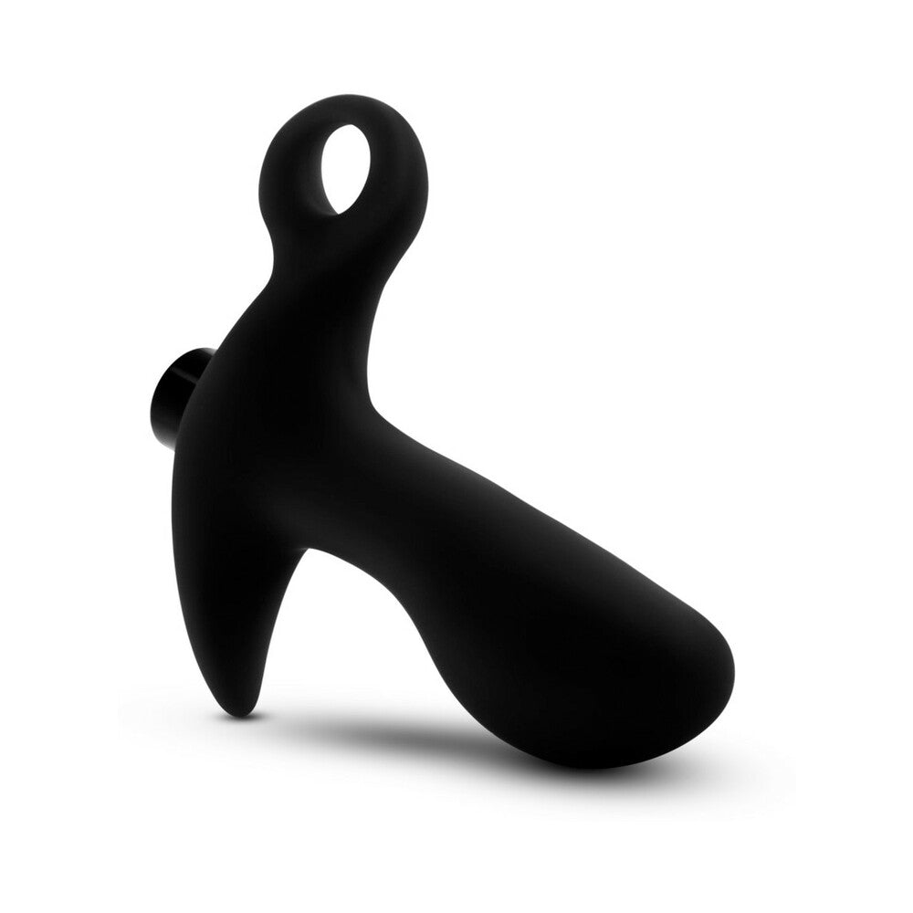 Anal Adventures Platinum Silicone Rechargeable Vibrating Prostate Massager 01 - Fantasies Boutique