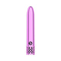 Shots Royal Gems Shiny Rechargeable ABS Bullet Vibrator Pink - Fantasies Boutique