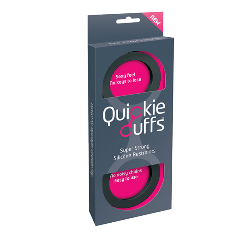 Quickie Cuffs Medium Black - Fantasies Boutique