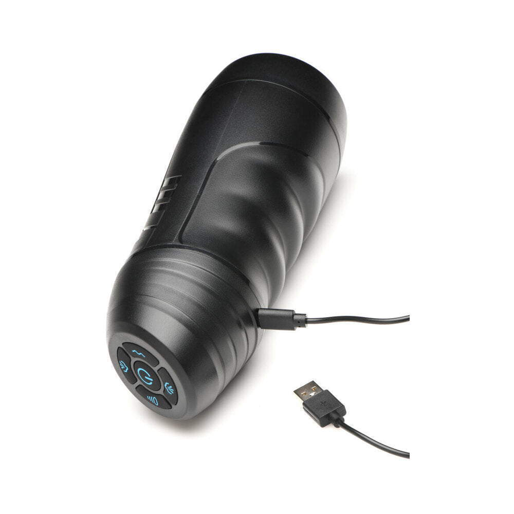 Jock 9X Sucking & Vibrating Masturbator White - Fantasies Boutique