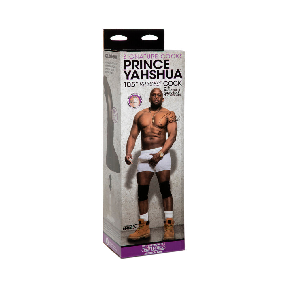 Prince Yahshua ULTRASKYN 10.5in Cock with Removable Vac-U-Lock Suction Cup - Fantasies Boutique