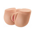 PDX Dirty Talk Interactive Fuck Me Silly Rechargeable Vibrating Dual-Entry Masturbator Beige - Fantasies Boutique
