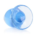 RealRock Crystal Clear 3.5 in. Anal Plug Blue - Fantasies Boutique